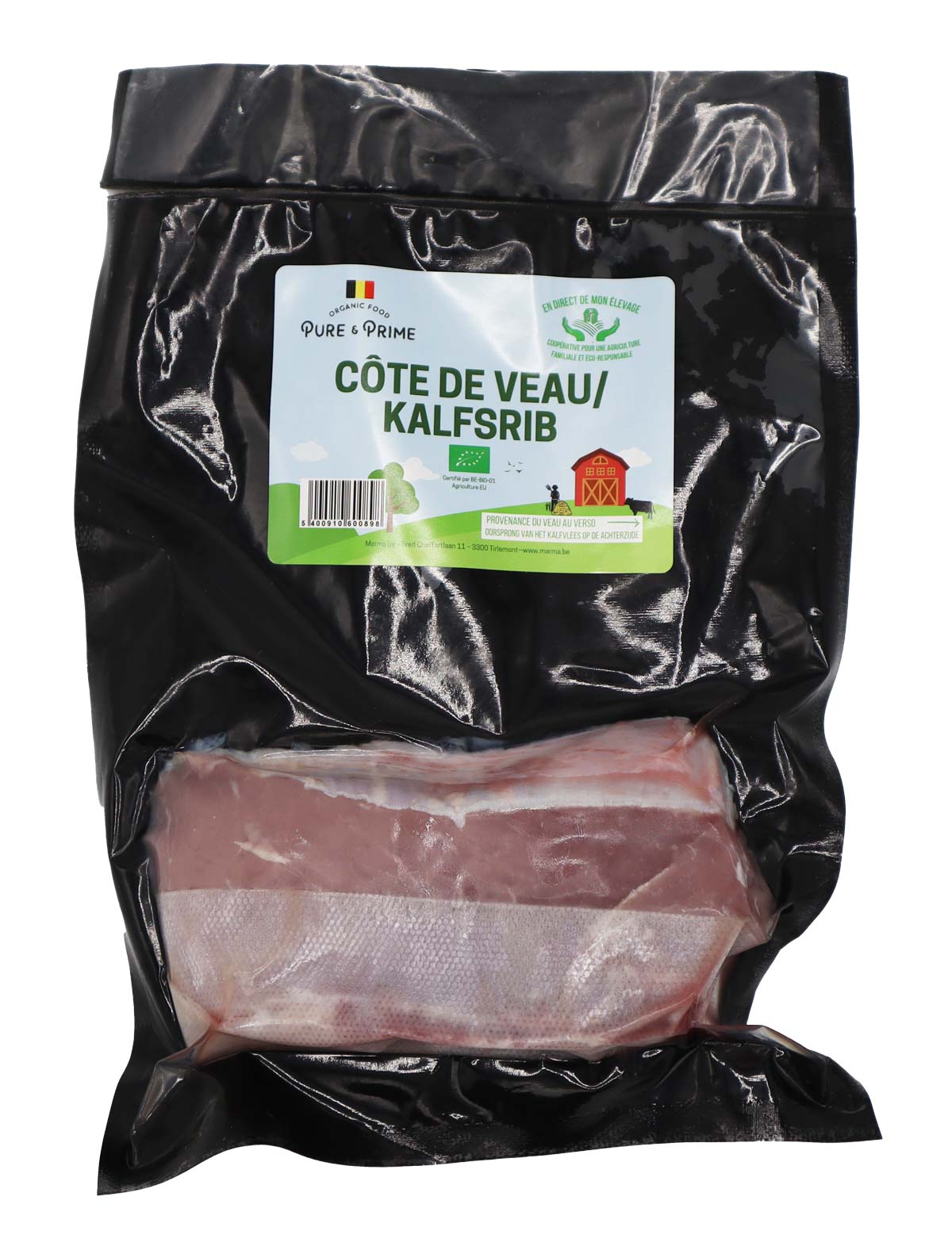 Pure & Prime Côte de veau bio 350g